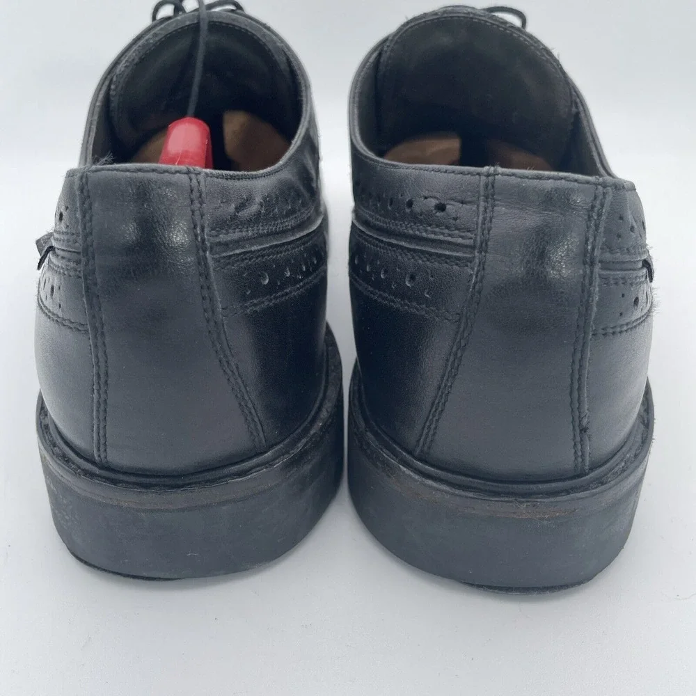 Mephisto Black Leather Goodyear Welt Men's‎ Wingtip Longing Shoes Size 12